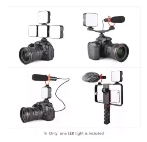 Luz De Vídeo Rgb Iluminador Mini Led Pra Câmera Panel Led - Imagem 2